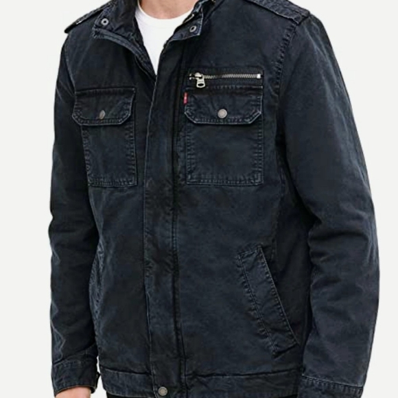 Levi's Washed Denim Trucker Jacket - Picture 2 of 6